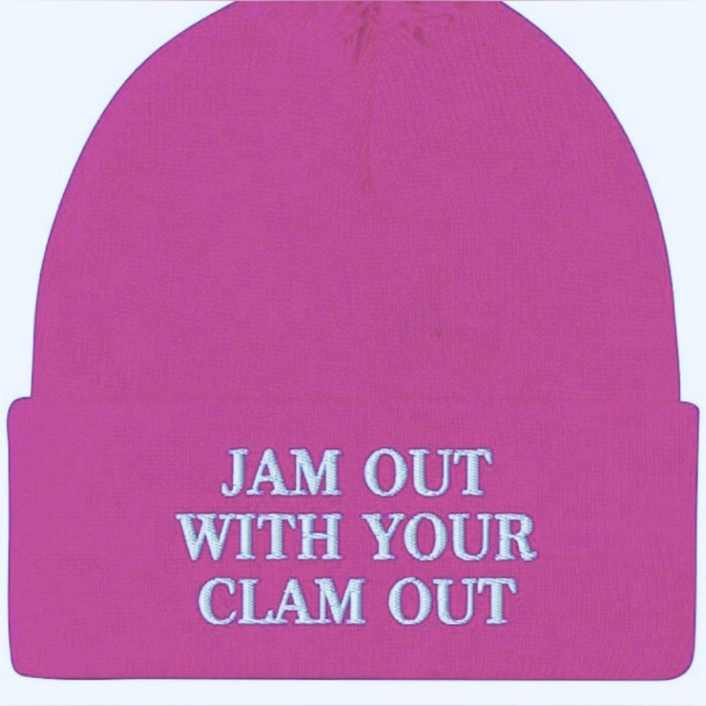 Terrible Novelty Soft Knit Embroidered Beanie O/S